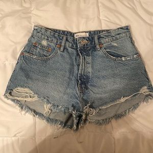 Zara high waisted shorts
